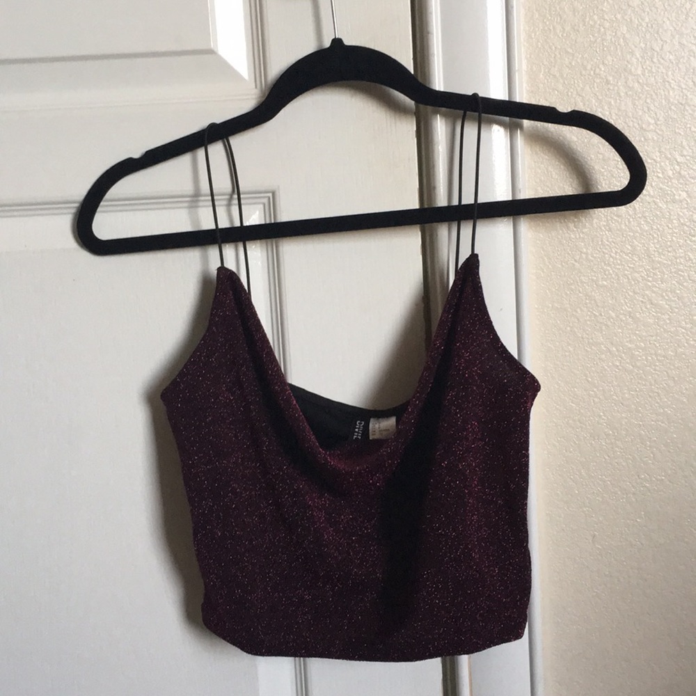 H&M divided top